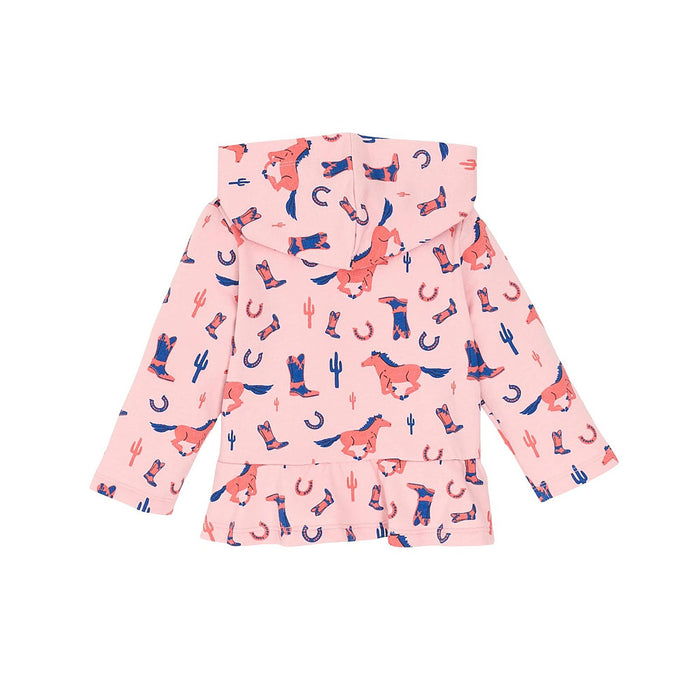 Wrangler Infant Girl's Pink Fleece Full Zip