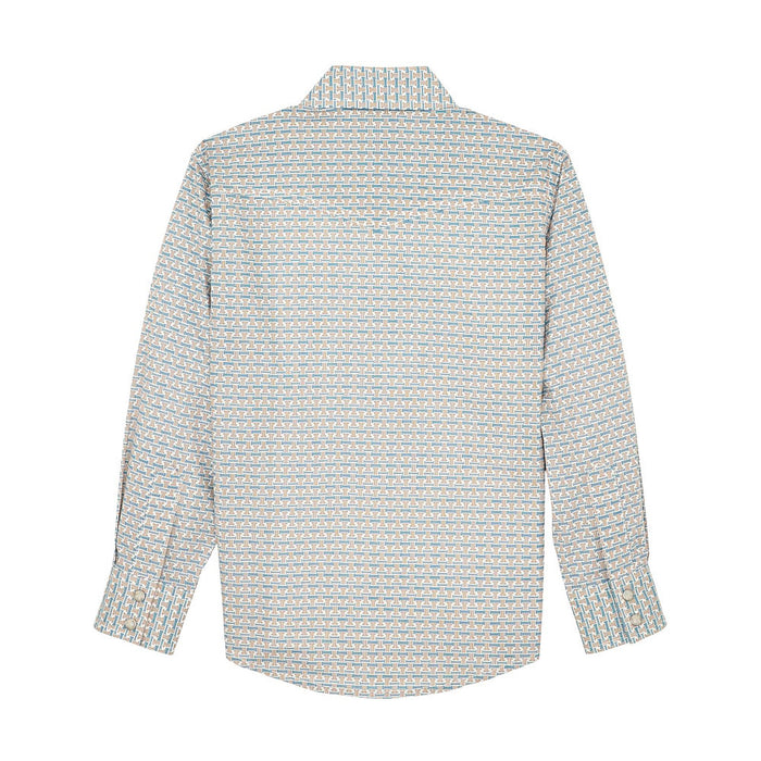 Wrangler Boy's 20X Advanced Comfort Teal Shirt