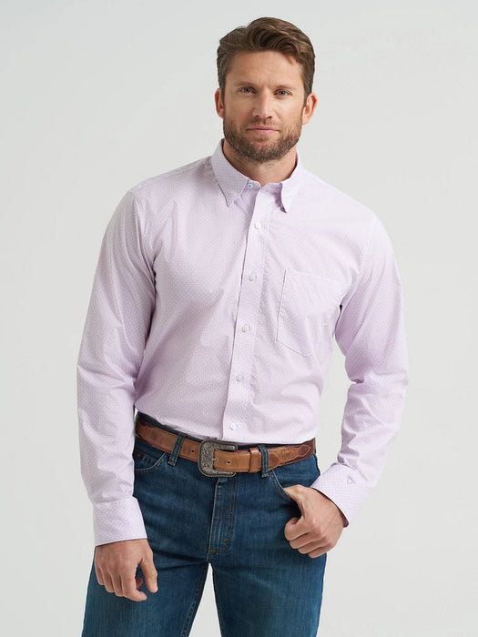 Wrangler Men's Cody Johnson Long Sleeve Button Down Shirt
