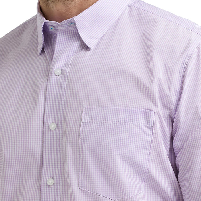 Wrangler Men's Lilac Cody Johnson Button Shirt