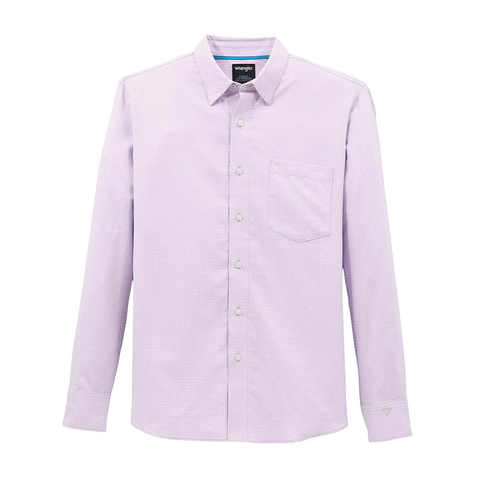 Wrangler Men's Lilac Print Cody Johnson Button Shirt