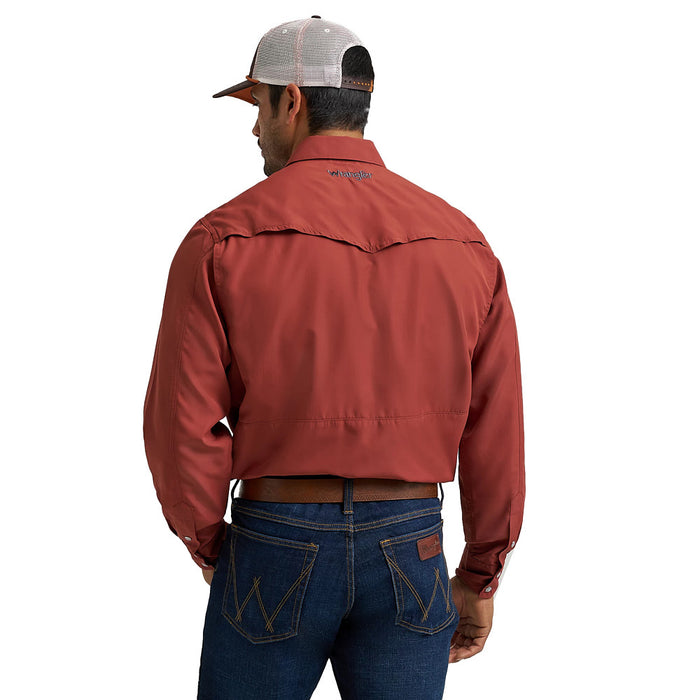 Wrangler Men's Rust Performance Shirt