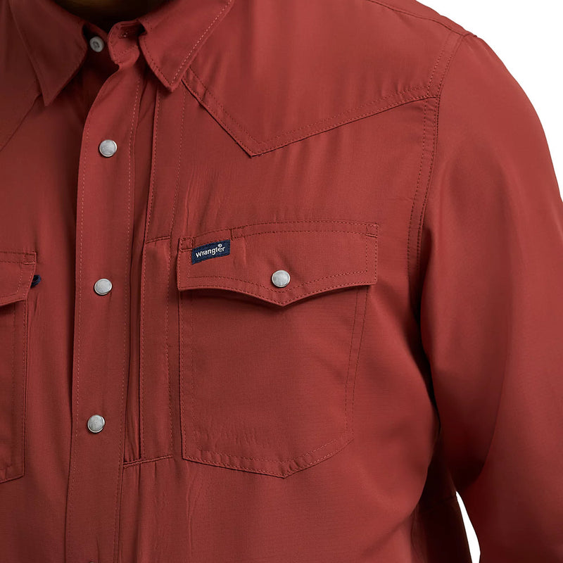 Wrangler Men's Rust Performance Shirt