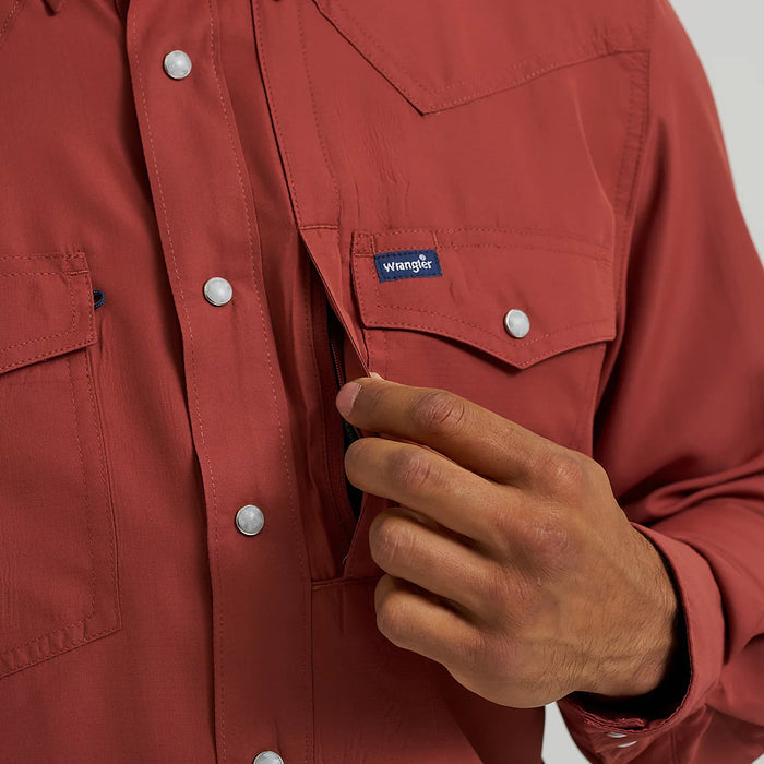 Wrangler Men's Rust Performance Shirt