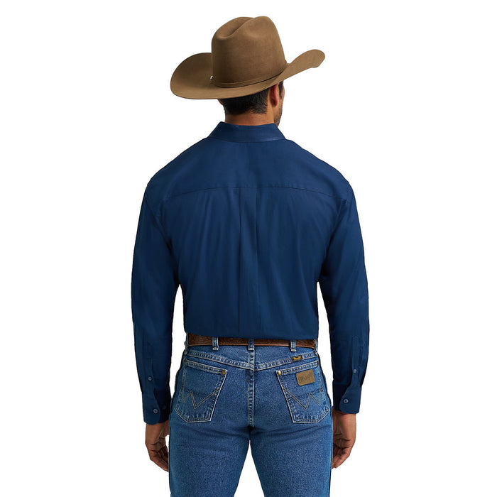 Wrangler Men's George Strait Navy Shirt