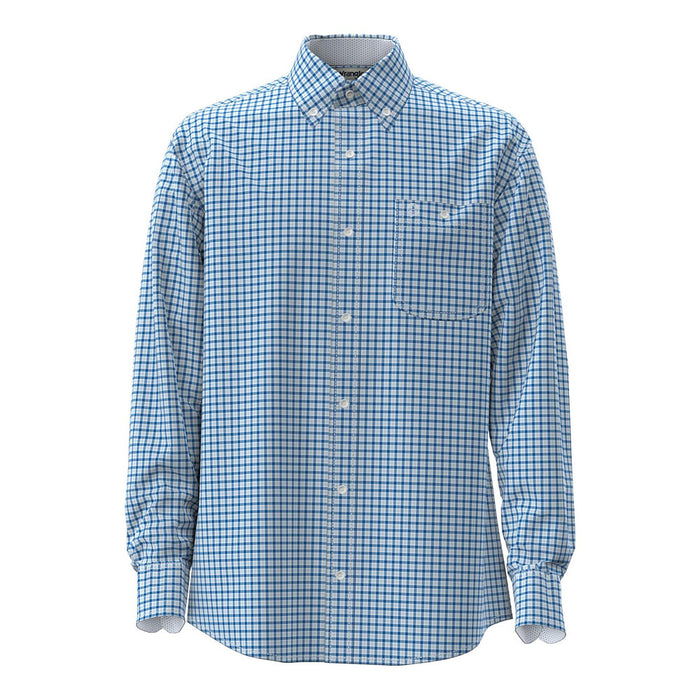 Wrangler Men's George Strait Blue Check Shirt