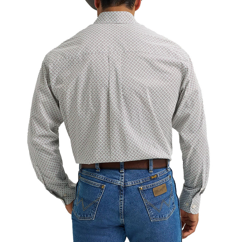 Wrangler Men's George Strait Brown Shirt