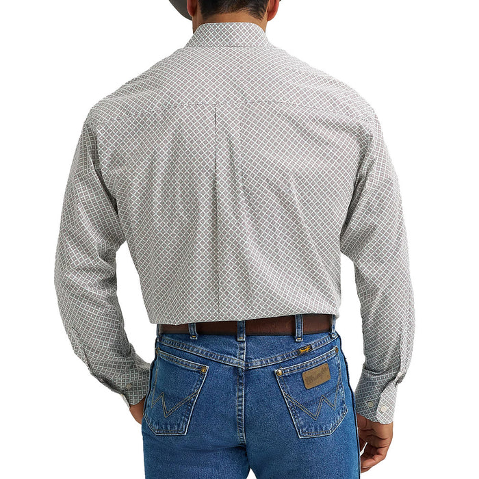 Wrangler Men's George Strait Brown Shirt