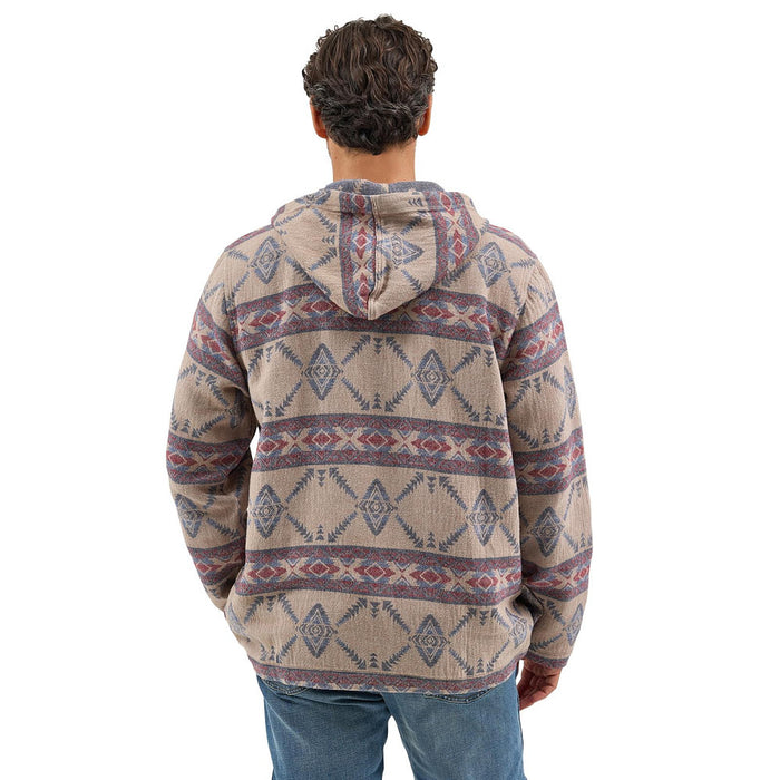 Wrangler Men's Desert Taupe 1/4 Zip Pullover