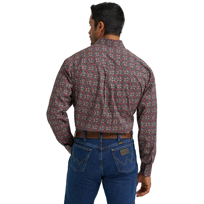 Wrangler Men's George Strait Mallard Print Shirt