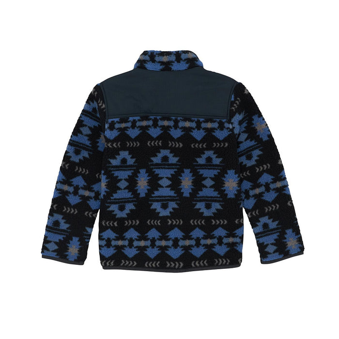 Wrangler Boy's Federal Blue Full Zip Sherpa Jacket
