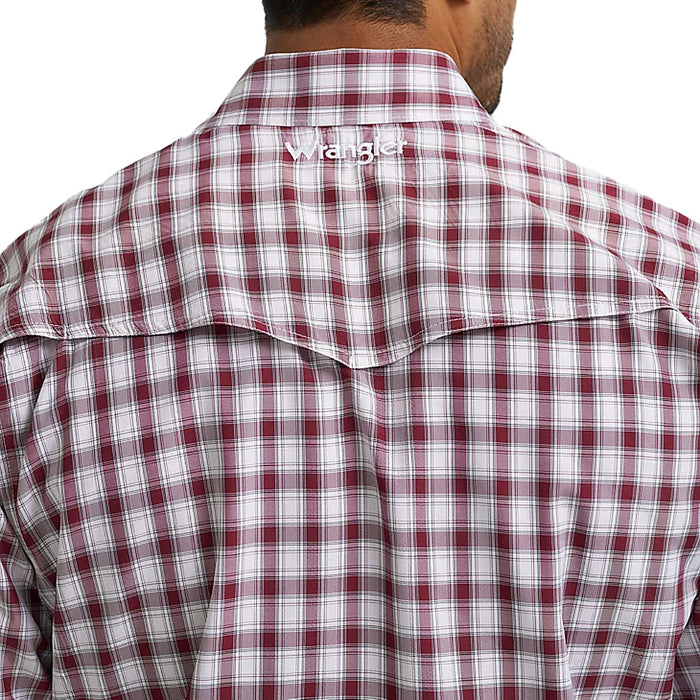 Wrangler Men's Performance Plaid Snap Shirt