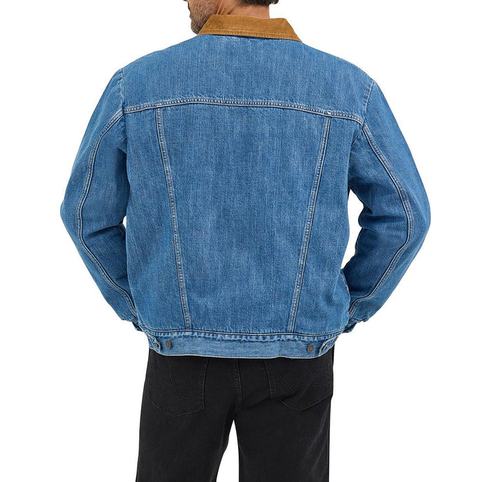 Wrangler Men's Antique Indigo Sherpa Lined Jacket
