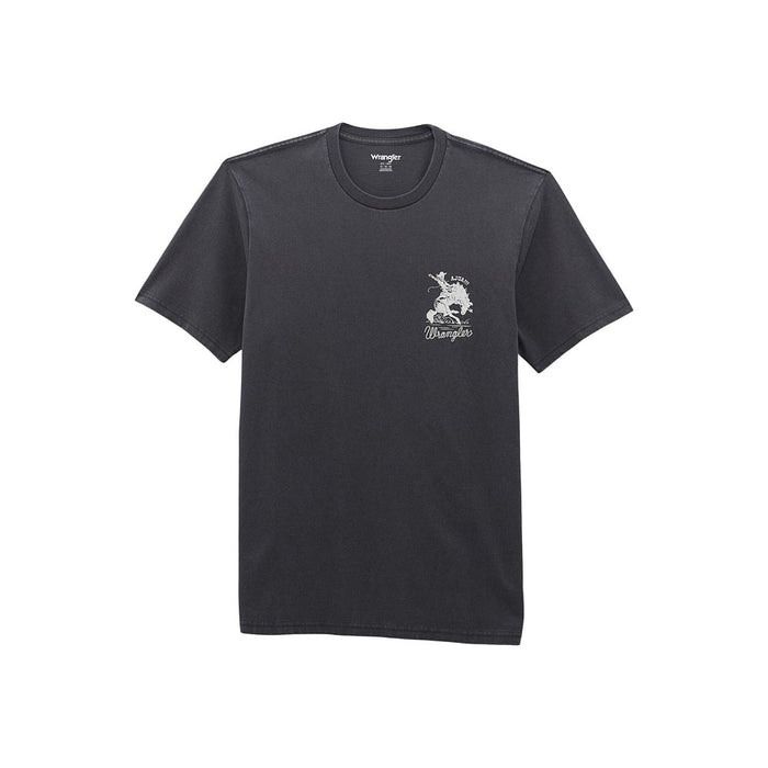 Wrangler Men's Vaqueros Charcoal Tee Shirt