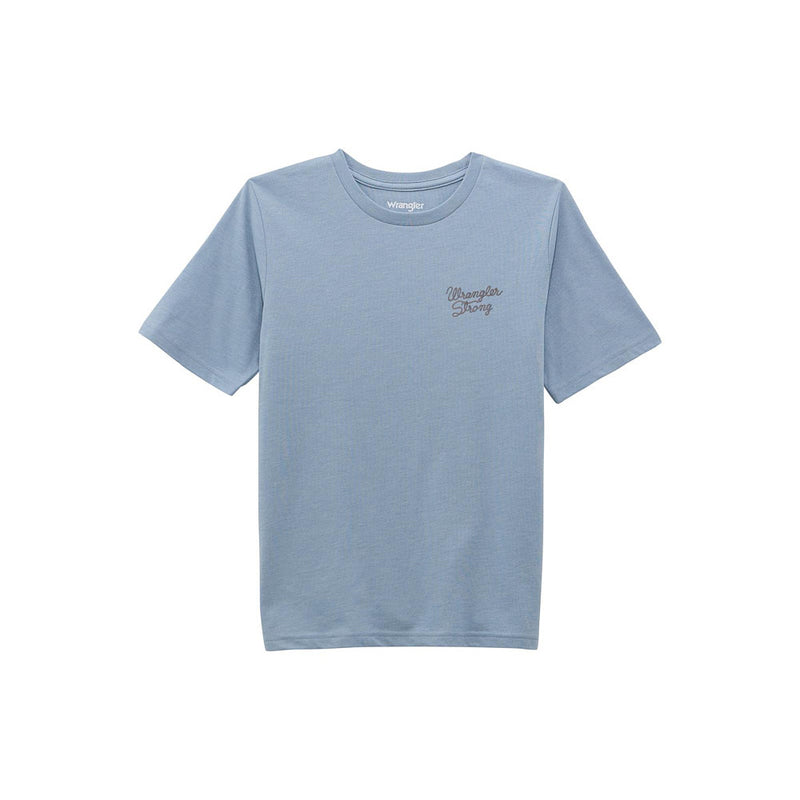 Wrangler Boy's Ashley Blue Strong Tee Shirt