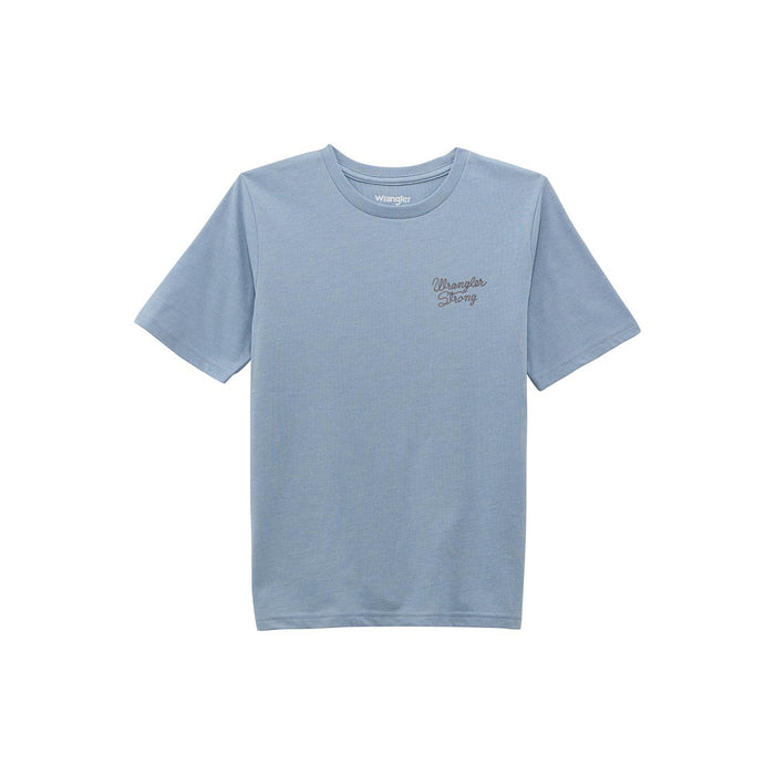 Wrangler Boy's Ashley Blue Strong Tee Shirt