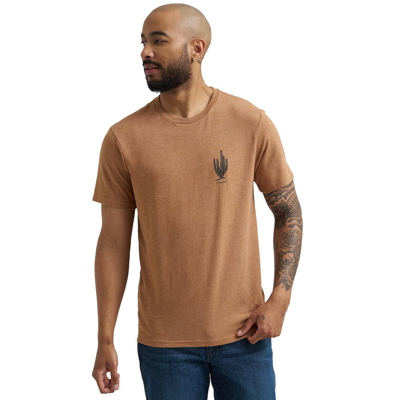 Wrangler Men's Tabaco Graphic Tee Shirt