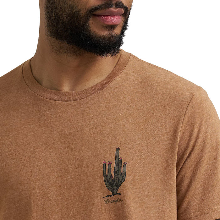 Wrangler Men's Tabaco Graphic Tee Shirt