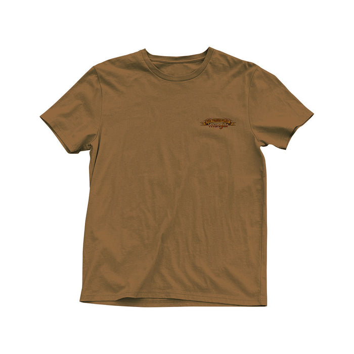 Wrangler Men's Tobacco Brown Logo Tee Shirt