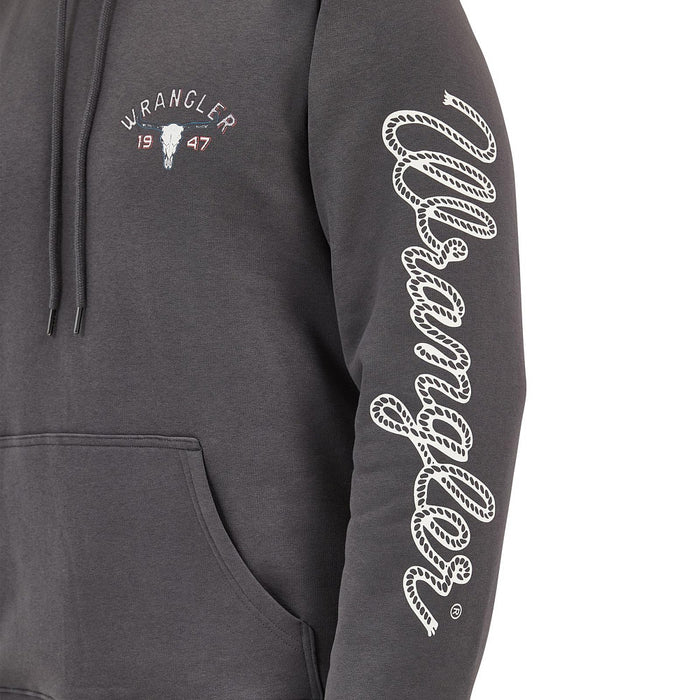 Wrangler Men's Charcoal 1947 Hoodie
