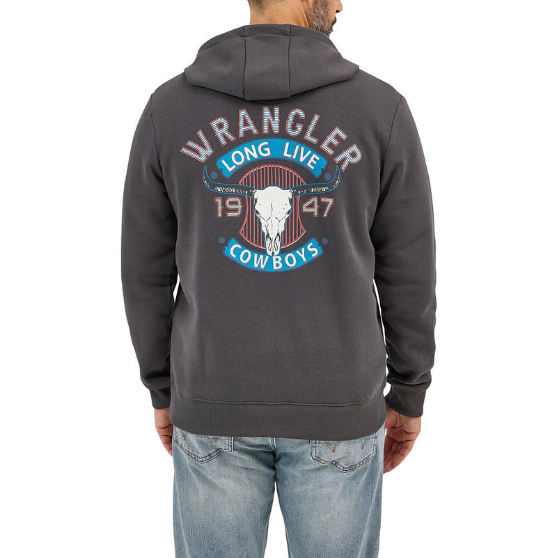 Wrangler Men's Charcoal 1947 Hoodie