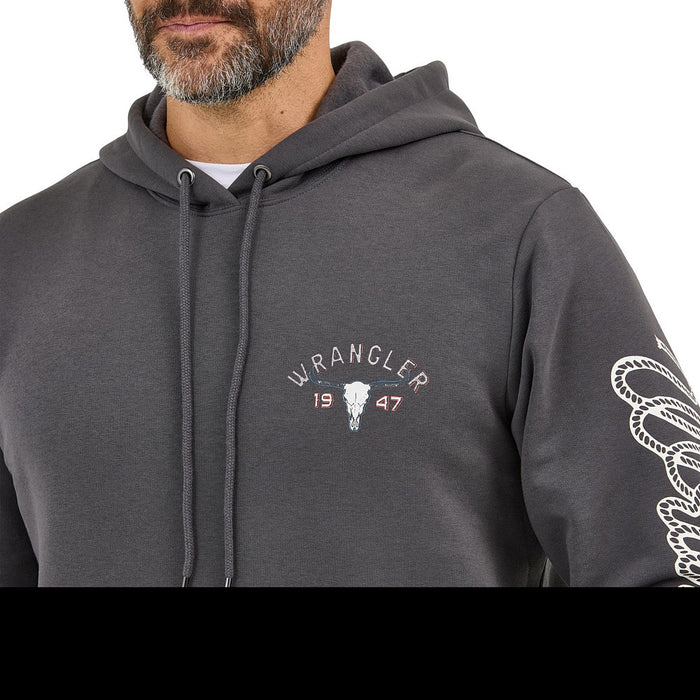 Wrangler Men's Charcoal 1947 Hoodie