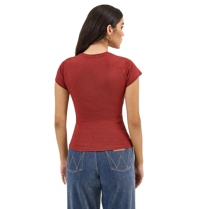 Wrangler Women's Rust Saddle Up Tee Shirt