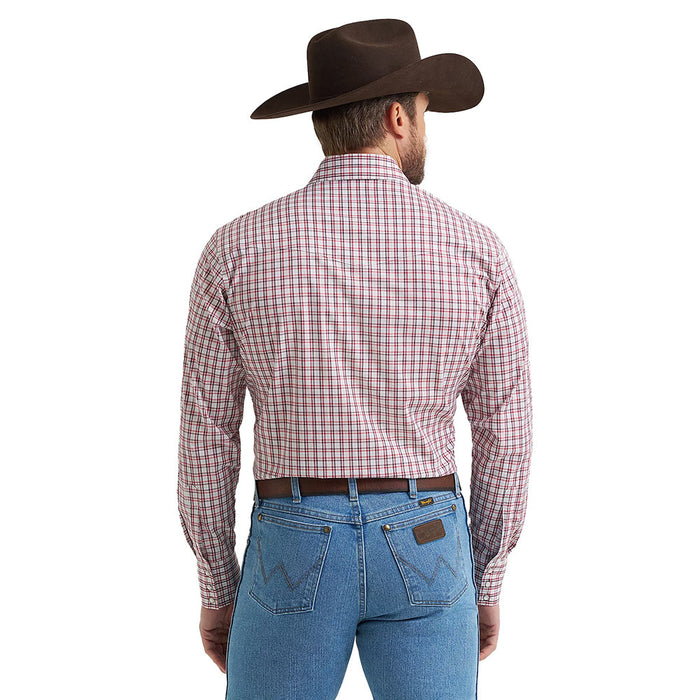 Wrangler Men's Wrinkle Resist Plaid Shirt
