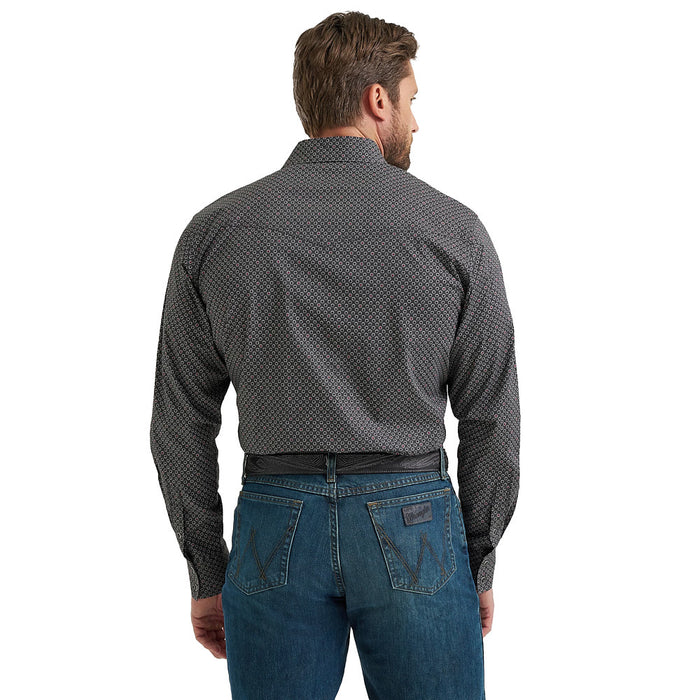 Wrangler Men's 20X Dark Shadow Print Shirt