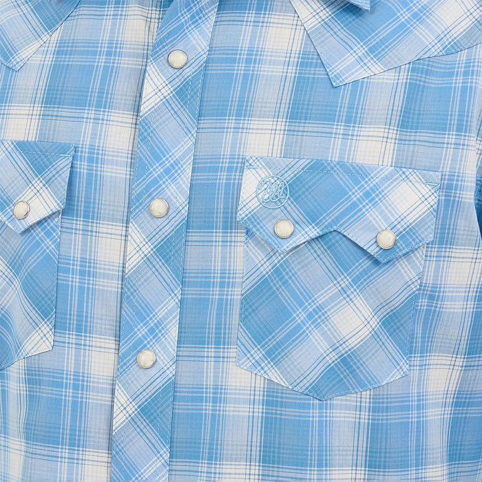 Wrangler Men's Retro Long Sleeve Sawtooth Snap Pocket Western Shirt