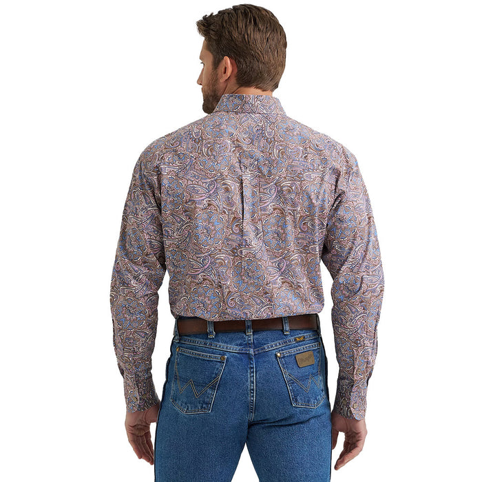 Wrangler Men's George Strait Paisley Print Shirt