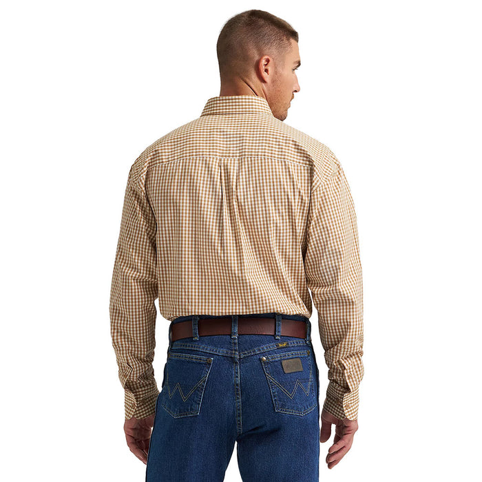 Wrangler George Strait Long Sleeve Button Down One Pocket Shirt