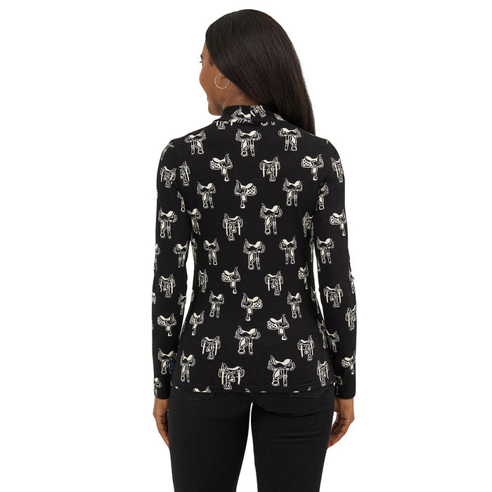 Wrangler Women's Saddle Print Top