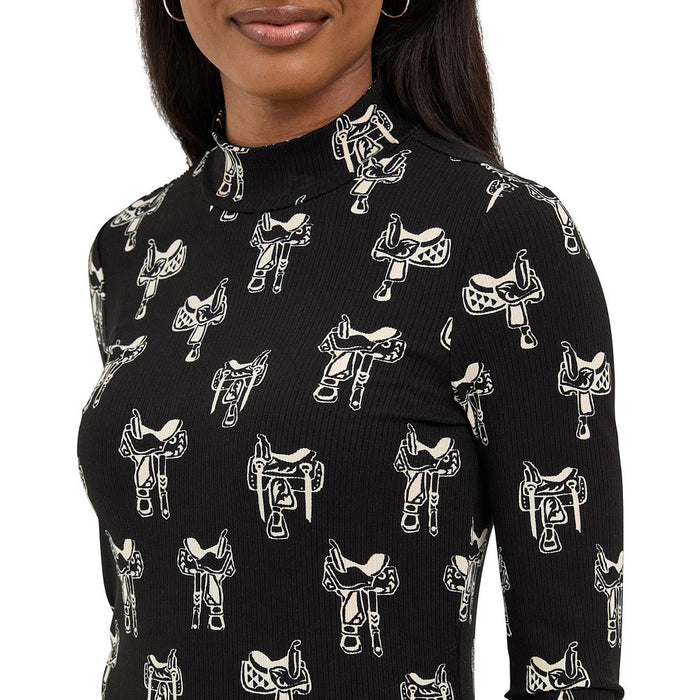 Wrangler Women's Saddle Print Top