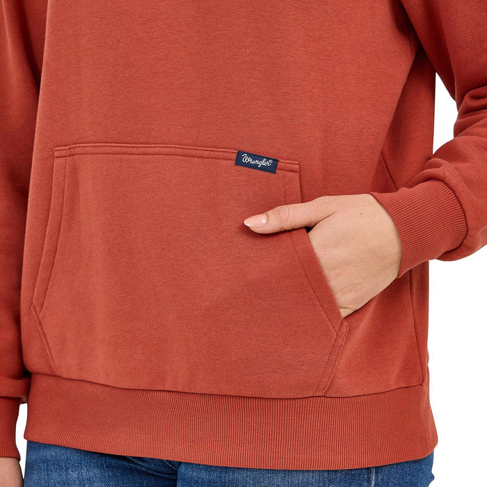 Wrangler Women's Rust Horseshoe Sweatshirt