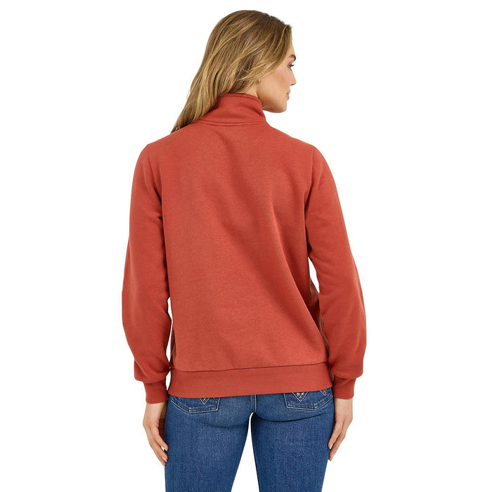 Wrangler Women's Rust Horseshoe Sweatshirt