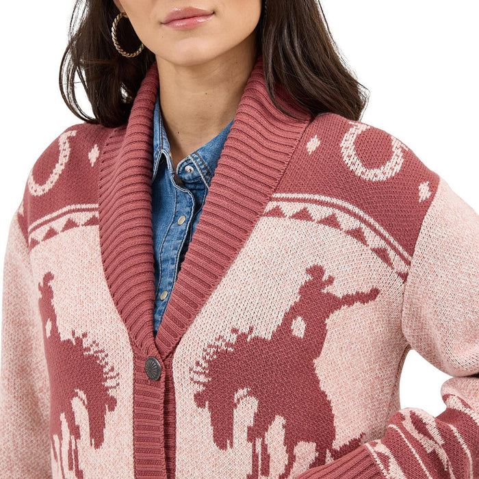 Wrangler Women's Bronc Sweater Cardigan