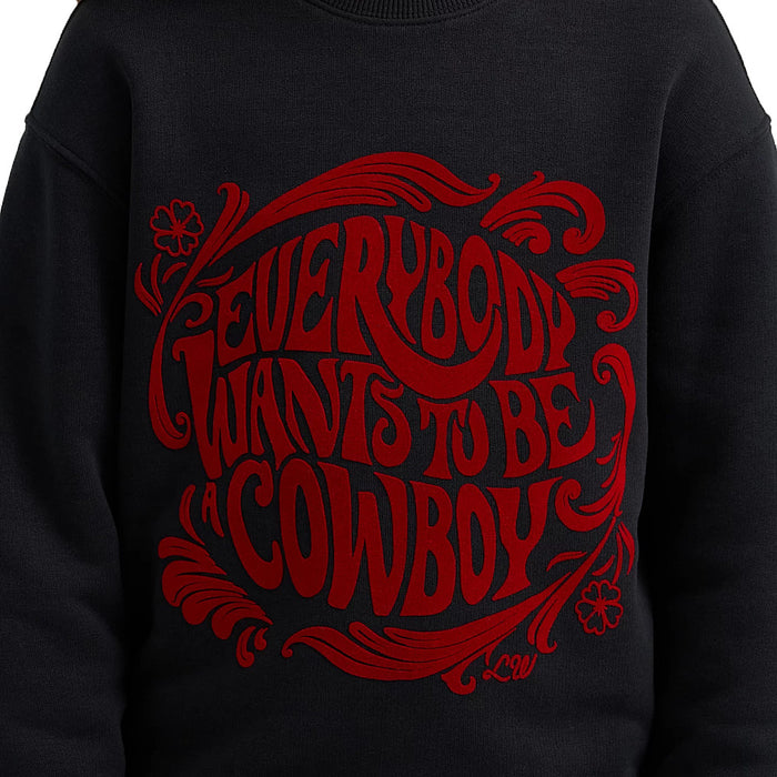 Wrangler Lainey Wilson Girl's Everybody Wants To Be Crew Neck