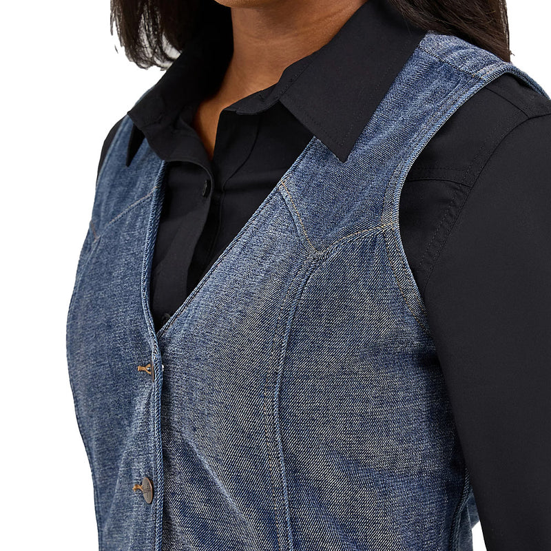 Wrangler Women's Retro Party Denim Vest