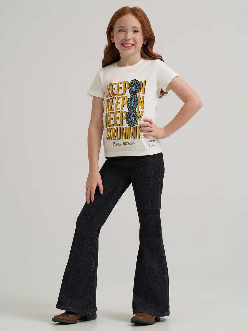Wrangler X Lainey Wilson Girl's Keep On Keep On Tee Shirt