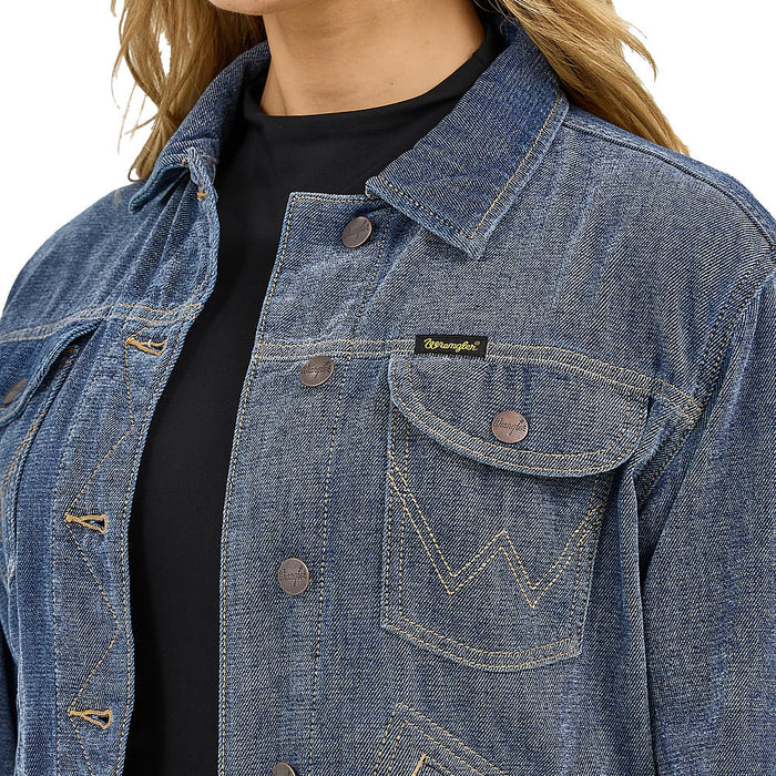 Wrangler Women's Airy Denim Western Jacket
