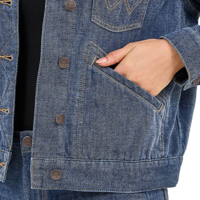Wrangler Women's Airy Denim Western Jacket