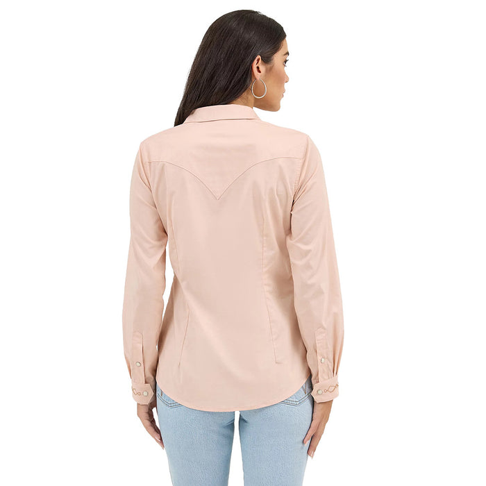 Wrangler Women's Pink Western Snap Shirt