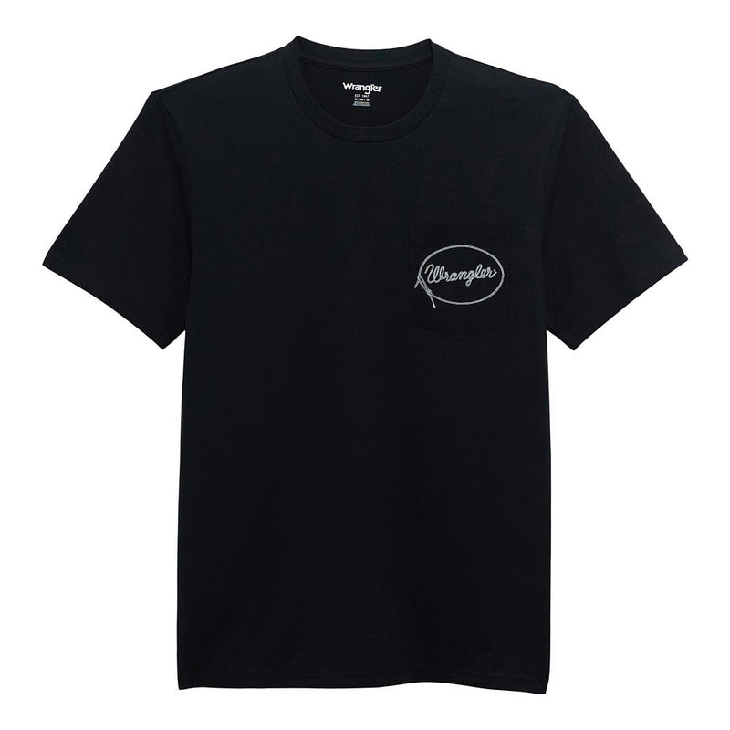 Wrangler Men's Black Beauty The Rodeo Tee Shirt