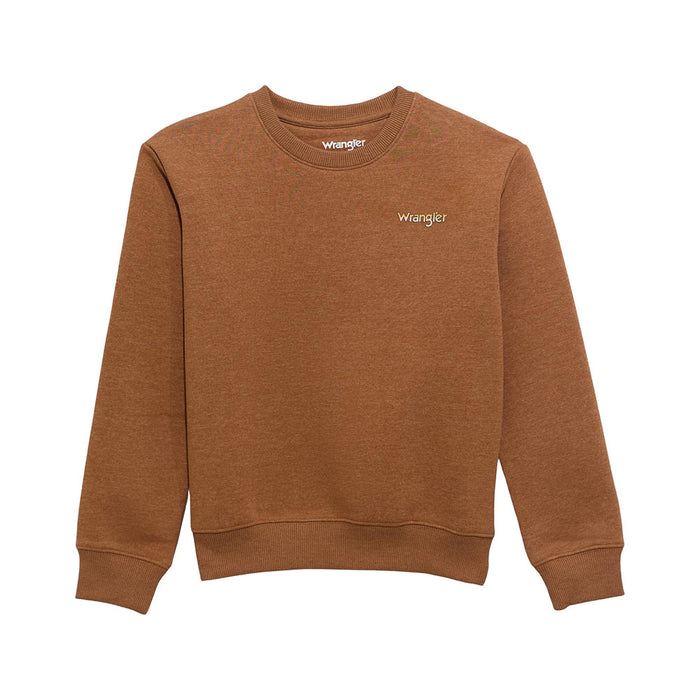 Wrangler Boy's Mocha Tougher Than Nails Sweatshirt