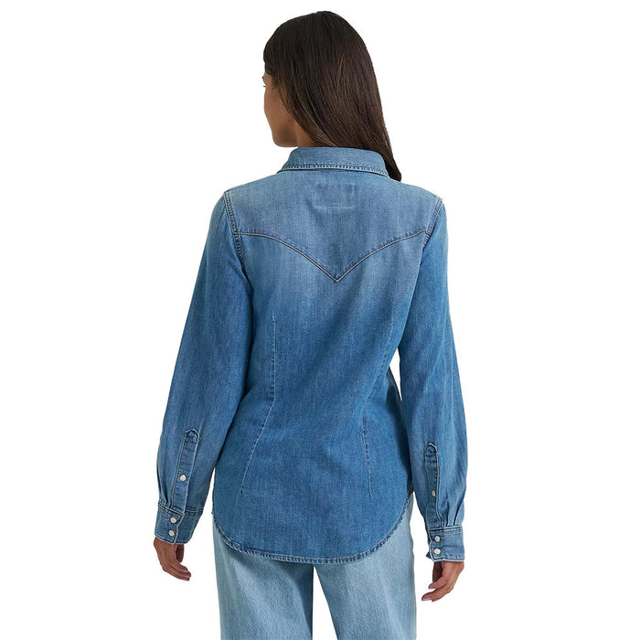 Wrangler Women's Denim Snap Shirt
