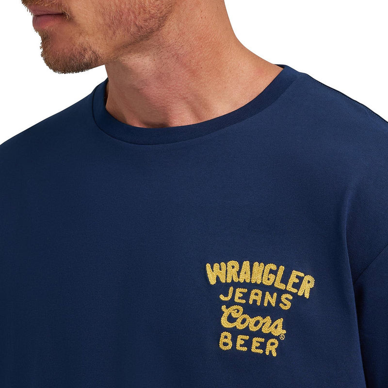 Wrangler Men's Banquet Navy T-Shirt