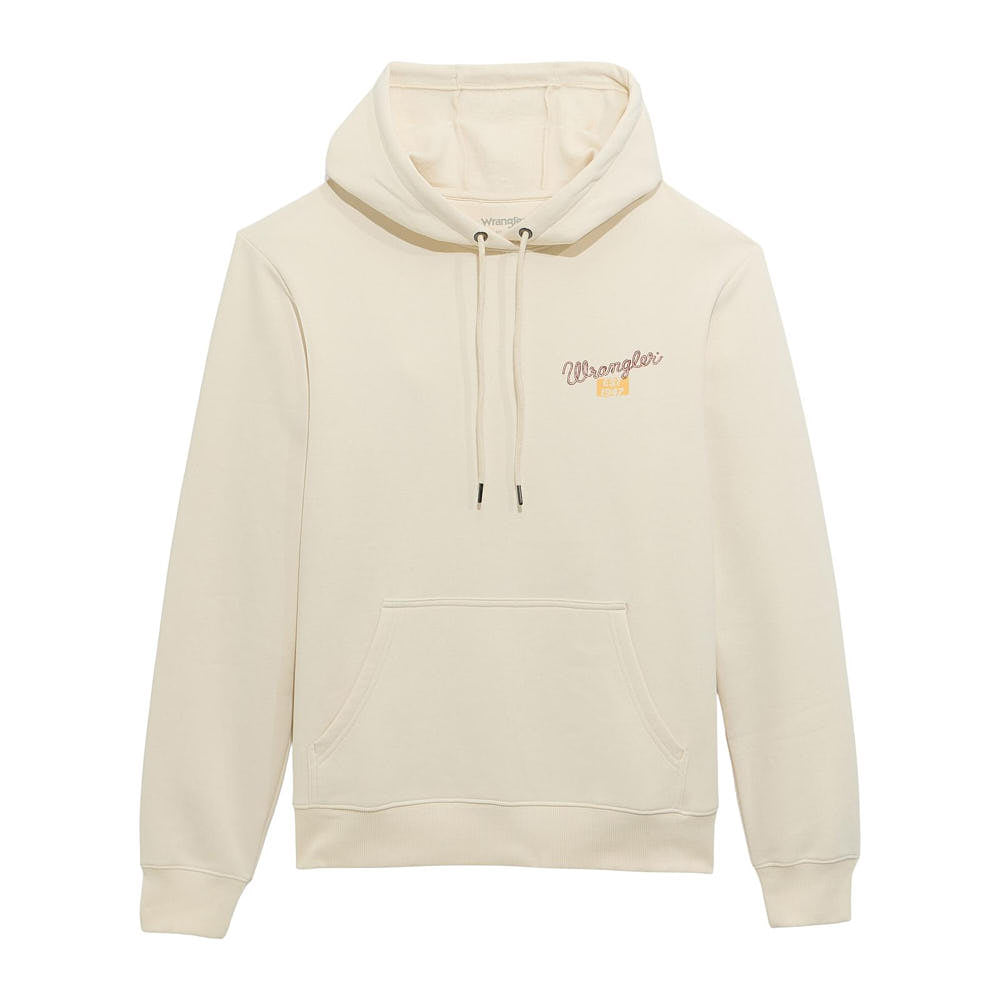 Wrangler Men's White 8 Second Hoodie