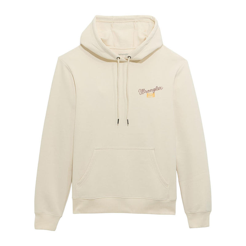 Wrangler Men's White 8 Second Hoodie