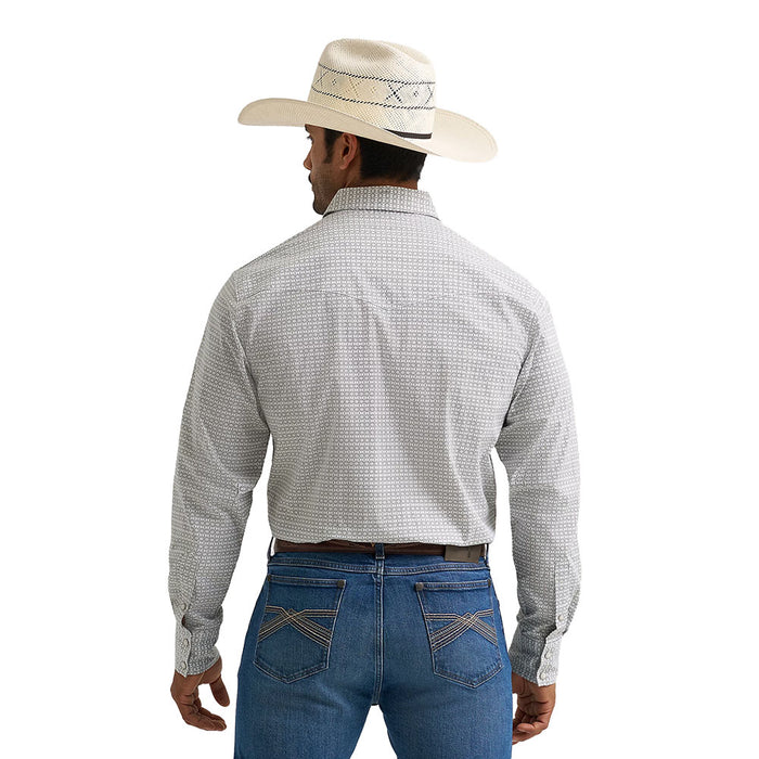 Wrangler Men's 20X Grey & Olive Competition Shirt